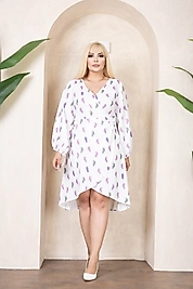 Kadın Büyük Beden Midi Boy Abiye Elbise