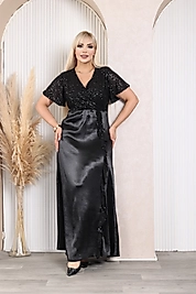 .Kadın. Büyü.k Beden Abiye Elbise..