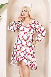 Kadın Büyük Beden Midi Boy Abiye Elbise